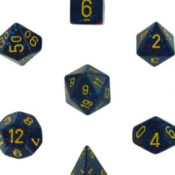 Dice<Twilight: Speckled Polyhedral Dice Set (7's) CHX 2536 - Miniature Marvels: Airplane Models & Painted Dice