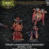 Miniature<Tyrant Commander and Standard: Skorne - Unit PIP 74043 - Miniature Marvels: Airplane Models & Painted Dice