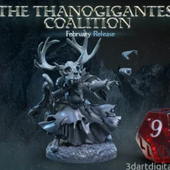 Miniature<Ulgya Glacierwalker - Miniature Marvels: Airplane Models & Painted Dice