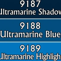 Paint<Ultramarine Blues: MSP Triads RPR 09763 - Miniature Marvels: Airplane Models & Painted Dice