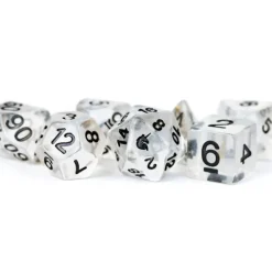 Dice<Unicorn Ice 16mm Poly Dice Set MET 701 - Miniature Marvels: Airplane Models & Painted Dice