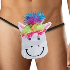 Egpull<UNICORN Noise Making UNDIES - Furry Willy Thong Underwear Bedroom GaG Joke Gift - Miniature Marvels: Airplane Models & Painted Dice