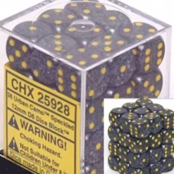 Dice<Urban Camo: Speckled 36d6 12mm Dice Block CHX 25928 - Miniature Marvels: Airplane Models & Painted Dice