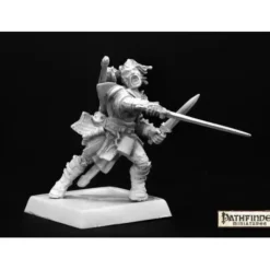 Miniature<Valeros, Iconic Male Human Fighter: Pathfinder RPR 60001 - Miniature Marvels: Airplane Models & Painted Dice