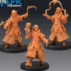 Miniature<Vampire Blood Mages - Miniature Marvels: Airplane Models & Painted Dice