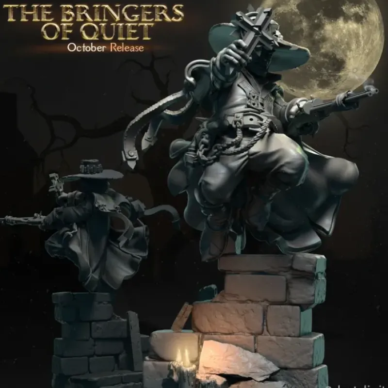 Miniature<Vampire Hunter - Miniature Marvels: Airplane Models & Painted Dice