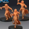 Miniature<Vampire Huntresses - Miniature Marvels: Airplane Models & Painted Dice