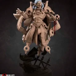 Miniature<Vampire Warlock - Miniature Marvels: Airplane Models & Painted Dice