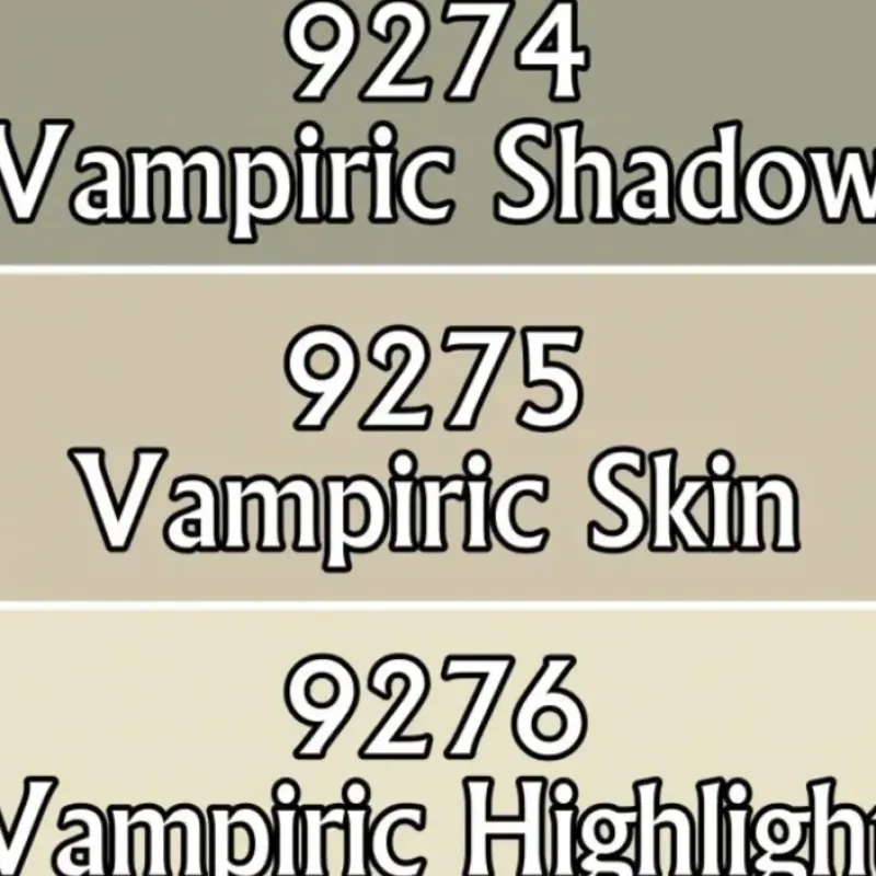 Paint<Vampiric Skintones Colors: MSP Triads RPR 09792 - Miniature Marvels: Airplane Models & Painted Dice