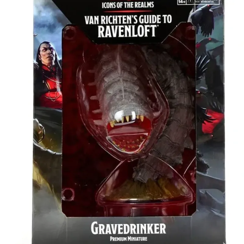 Miniature<Van Richten's Guide to Ravenloft Gravedrinker (Set 21): Premium Firgures - D&D Icons of the Realms WZK 96067 - Miniature Marvels: Airplane Models & Painted Dice