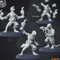 Miniature<Vank The Alchemist - Miniature Marvels: Airplane Models & Painted Dice