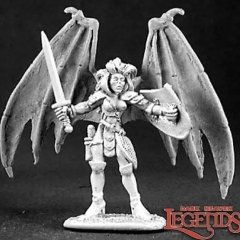 Miniature<Vareesh, Female Demon: Dark Heaven Legends RPR 03184 - Miniature Marvels: Airplane Models & Painted Dice