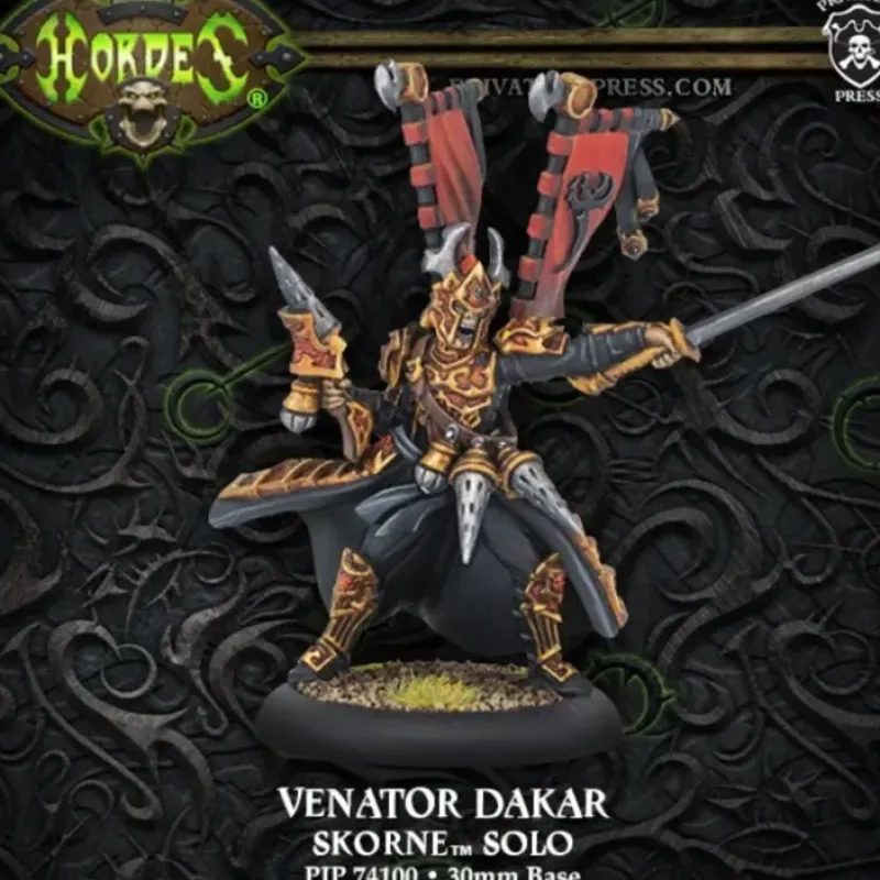 Miniature<Venator Dakar: Skorne - Solo PIP 74100 - Miniature Marvels: Airplane Models & Painted Dice