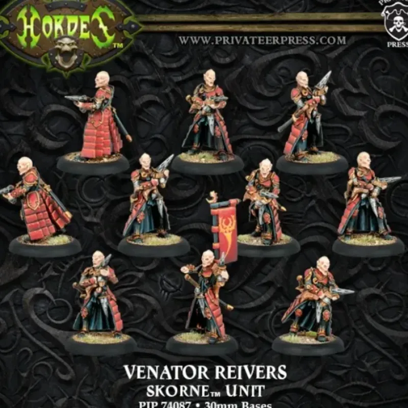 Miniature<Venator Reivers: Skorne - Unit PIP 74087 - Miniature Marvels: Airplane Models & Painted Dice