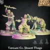 Miniature<Verdant Co. Desert Thugs - Miniature Marvels: Airplane Models & Painted Dice