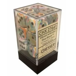 Dice<Vibrant / Brown: Festive 12d6 16mm Dice Set CHX 27641 - Miniature Marvels: Airplane Models & Painted Dice