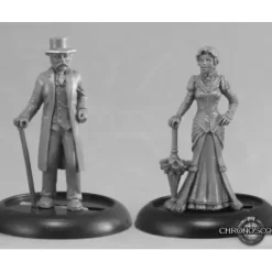 Miniature<Victorian Lord & Dame: Chronoscope RPR 50326 - Miniature Marvels: Airplane Models & Painted Dice