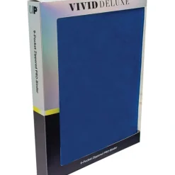Accessories<Vivid Deluxe 9-Pocket Zippered PRO-Binder: Blue - Miniature Marvels: Airplane Models & Painted Dice