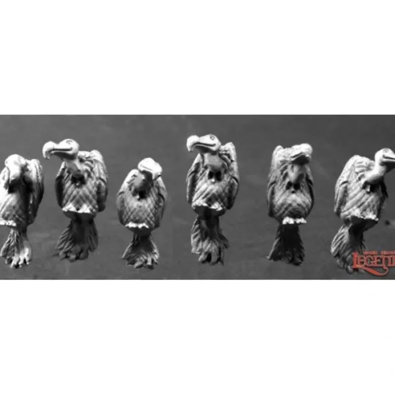Miniature<Vultures (6): Dark Heaven Legends RPR 03797 - Miniature Marvels: Airplane Models & Painted Dice