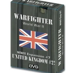 Board Game<Warfighter WWII Expansion 7: UK#2 DV1 036G - Miniature Marvels: Airplane Models & Painted Dice