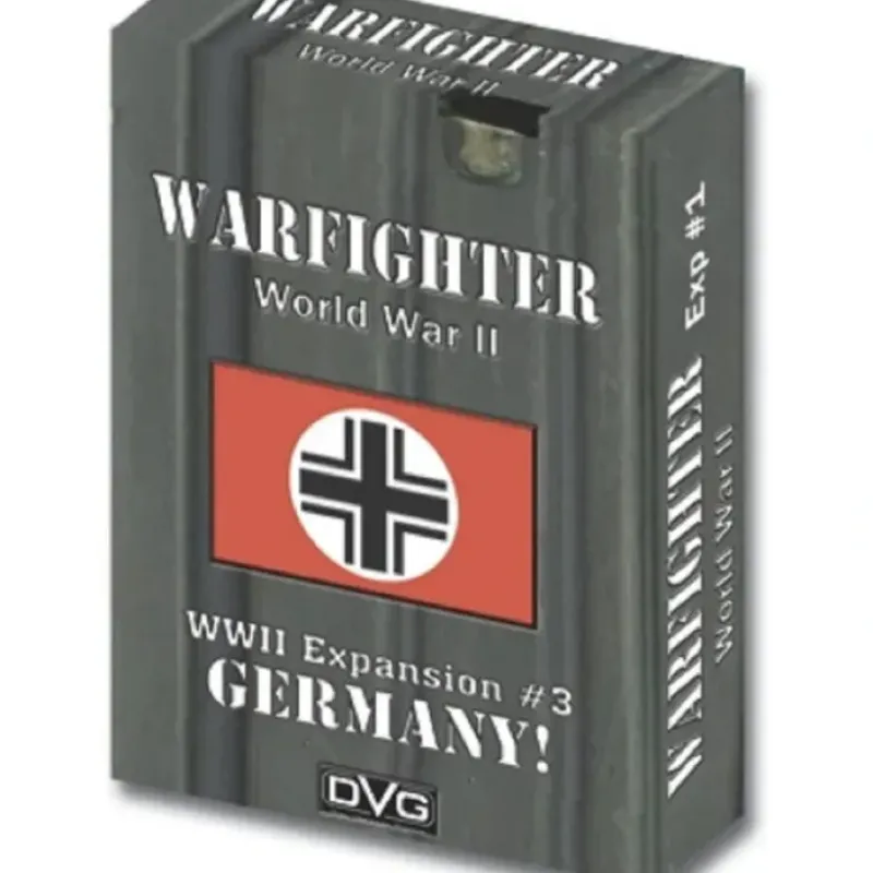 Board Game<Warfighter WWII Expansion 3: Germany #1 DV1 036C - Miniature Marvels: Airplane Models & Painted Dice