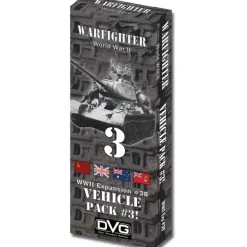 Board Game<Warfighter WWII Expansion 38: Vehicle #3 DV1 036AS - Miniature Marvels: Airplane Models & Painted Dice
