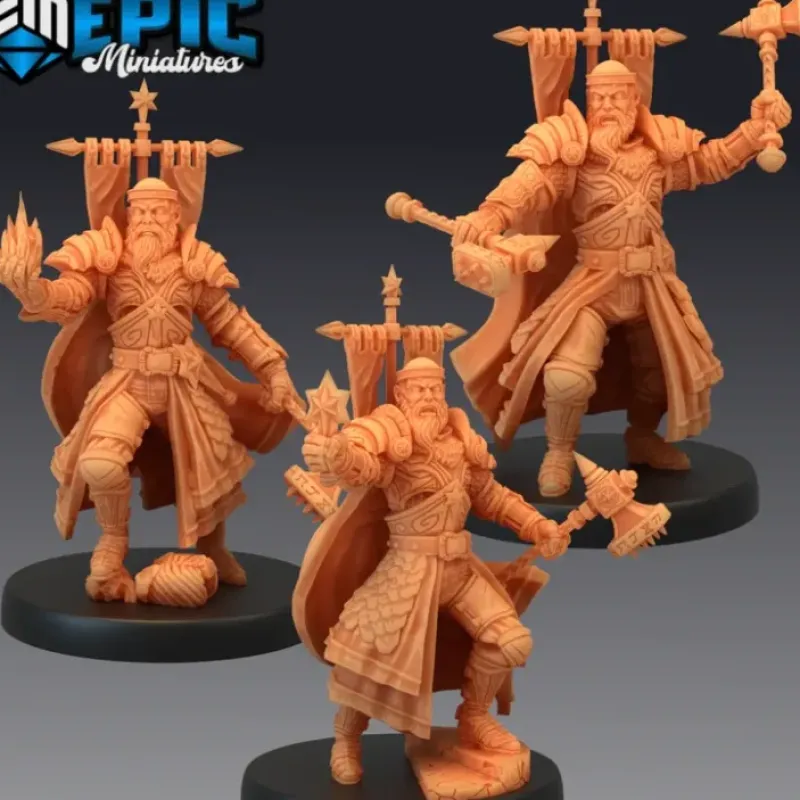 Miniature<Warpriests - Miniature Marvels: Airplane Models & Painted Dice