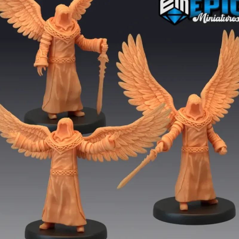 Miniature<Warrior Angels - Miniature Marvels: Airplane Models & Painted Dice