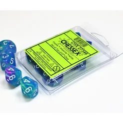 Dice<Waterlily / White: Festive d10 Dice Set (10's) CHX 27346 - Miniature Marvels: Airplane Models & Painted Dice