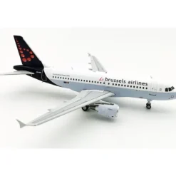 Airplane Model<WB Models WB-A319-004 A319 Brussels Airlines OO-SSS - Miniature Marvels: Airplane Models & Painted Dice