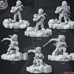 Miniature<Welbyn "The Bard" - Miniature Marvels: Airplane Models & Painted Dice