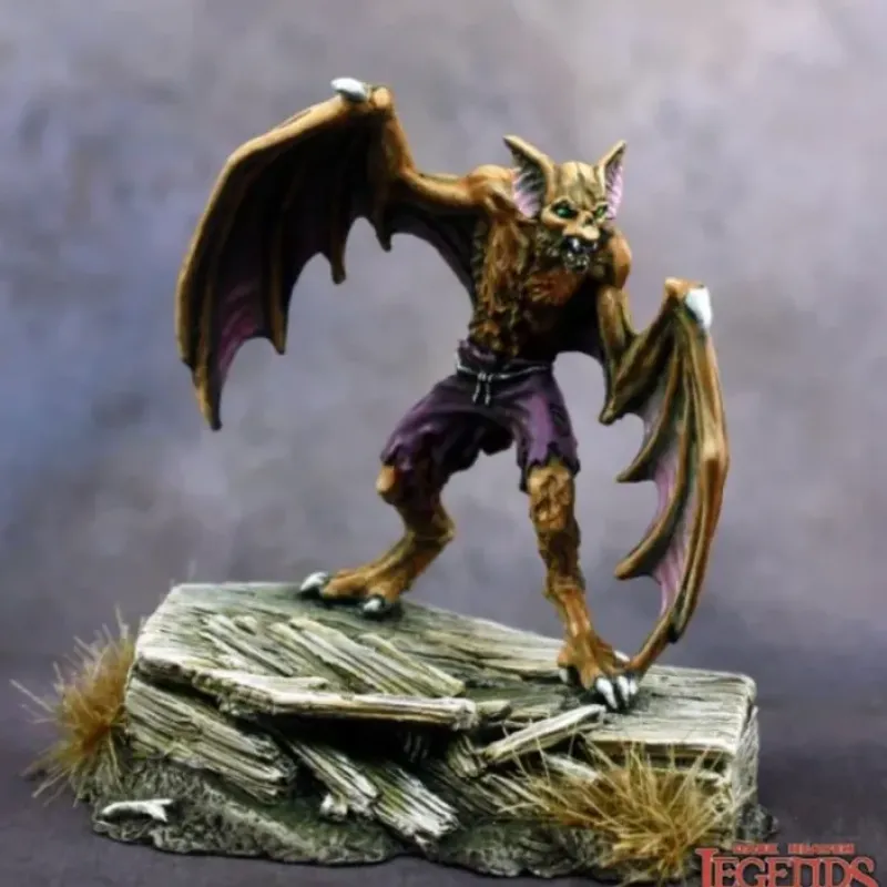 Miniature<Werebat: Dark Heaven Legends RPR 03791 - Miniature Marvels: Airplane Models & Painted Dice
