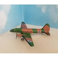 Airplane Model<Western Models WM211341 1:200 Israel Air Force Curtiss C-46 138 - Miniature Marvels: Airplane Models & Painted Dice