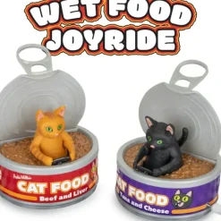 Egpull<Wet Food Joyride Racer - Funny Wind Up Cat Racing Toy - Archie McPhee - Miniature Marvels: Airplane Models & Painted Dice