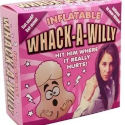 Egpull<Whack-A-Willy Inflatable - Hit Him Where it HURTS! ~ Gag Joke Adult Punch Bag - Miniature Marvels: Airplane Models & Painted Dice