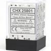 Dice<White with Black: Opaque 36d6 12mm Dice Block CHX 25801 - Miniature Marvels: Airplane Models & Painted Dice