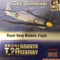 Airplane Model<Witty Wings WTW72-025-00B 1:72 Hawker Sea Fury T.20 VX281 - Miniature Marvels: Airplane Models & Painted Dice