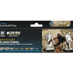 Paint<WizKids Premium: Fleshtones - Miniature Marvels: Airplane Models & Painted Dice