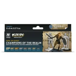 Accessories<WizKids Premium Paints: Champions of the Realm - Miniature Marvels: Airplane Models & Painted Dice