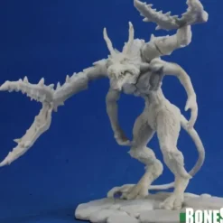 Miniature<Wolf Demon: Bones RPR 77307 - Miniature Marvels: Airplane Models & Painted Dice