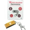 Egpull<World's Smallest Music Harmonica Keychain - Westminster Inc - Miniature Marvels: Airplane Models & Painted Dice