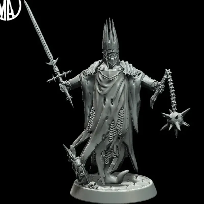 Miniature<Wraith King Idle - Miniature Marvels: Airplane Models & Painted Dice
