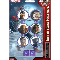 Miniature<X-Men Rise and Fall Dice and Token Pack: Marvel HeroClix WZK 84792 - Miniature Marvels: Airplane Models & Painted Dice