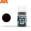Paint<Xtreme Metal: Burnt Metal 30ml LTG AK-484 - Miniature Marvels: Airplane Models & Painted Dice