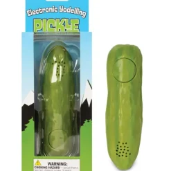 Egpull<YODELLING PICKLE - Yodel-Ay Eee-Ooo Musical Sound Gag Gift Toy - Archie McPhee - Miniature Marvels: Airplane Models & Painted Dice