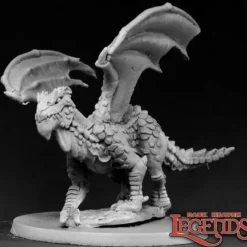 Miniature<Young Swamp Dragon: Dark Heaven Legends RPR 03430 - Miniature Marvels: Airplane Models & Painted Dice