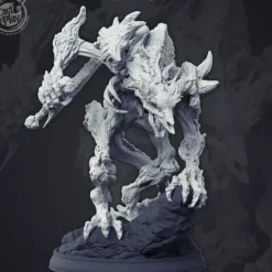 Miniature<Zombie Boss - Miniature Marvels: Airplane Models & Painted Dice