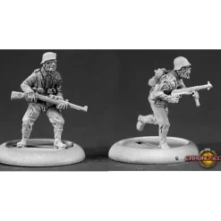Miniature<Zombie Nazi Soldiers: Chronoscope RPR 50340 - Miniature Marvels: Airplane Models & Painted Dice