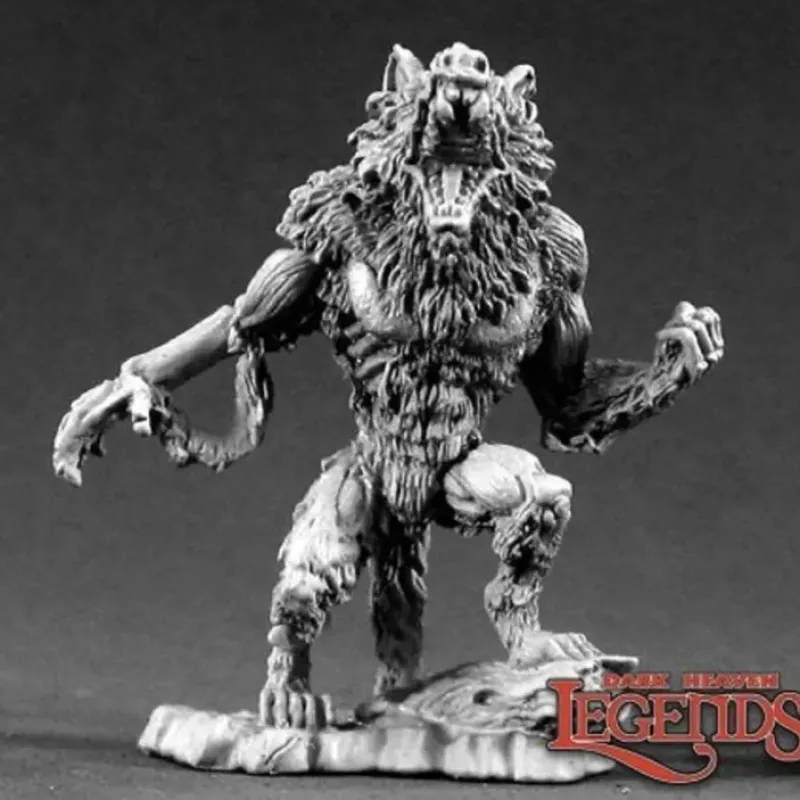 Miniature<Zombie Werewolf: Dark Heaven Legends RPR 02132 - Miniature Marvels: Airplane Models & Painted Dice