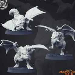 Miniature<Zulud The Young Dragon - Miniature Marvels: Airplane Models & Painted Dice